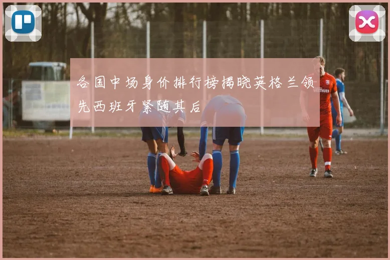 各国中场身价排行榜揭晓英格兰领先西班牙紧随其后